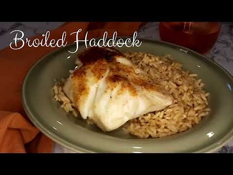 Broiled Haddock Recipe Video