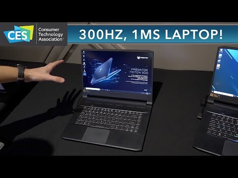 CES 2020: Acer's 300Hz/1ms gaming laptop!