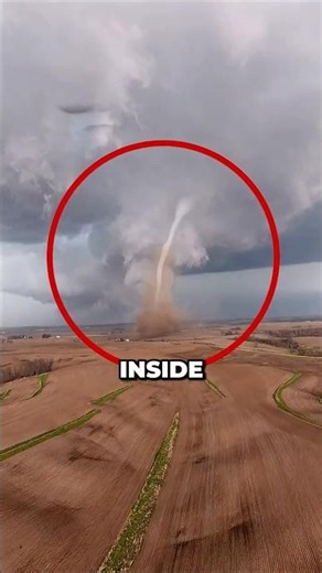 What the Inside of a Tornado Actually Looks Like! 🤯