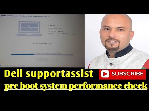 Dell SupportAssist Pre-Boot Performance Check System Scan in Progress |supportassist dell windows 10