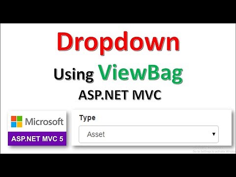 How to Create a Dropdown List using ViewBag in ASP.NET MVC | C#