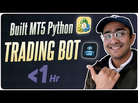 How to build MT5 Python Trading BOT in less than 1 hr [FREE] 💹