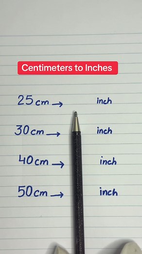 Centimeters to Inches Conversion: Easy Math for Study