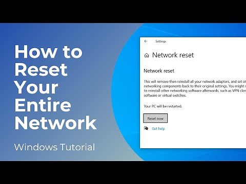 How to Reset Your Entire Network in Windows 10