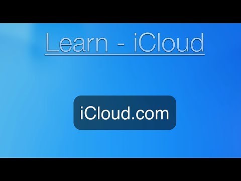 iCloud Tutorial: iCloud.com website.