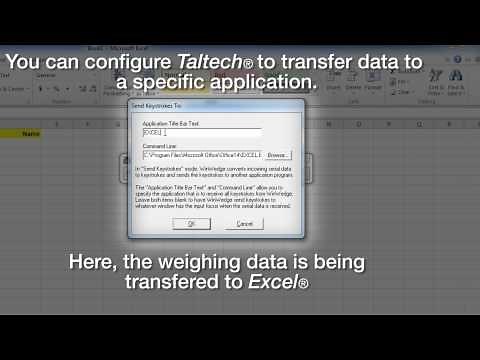 Scale & Balance | Data Transfer to PC | How To: Connect with RS232 or USB