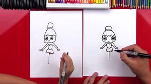 How To Draw Cartoon Tinkerbell - Art For Kids Hub — Free Drawing Lessons for Kids -