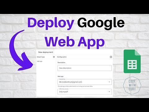 Deploy Google Web App