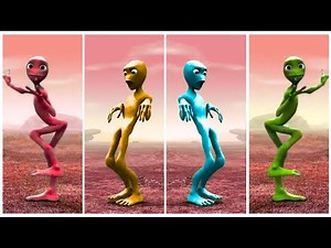 👽 All Green Alien Dance Variations 💥 Full HD Remix Edition!2025