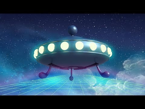 Alien UFO Cartoon - Animation