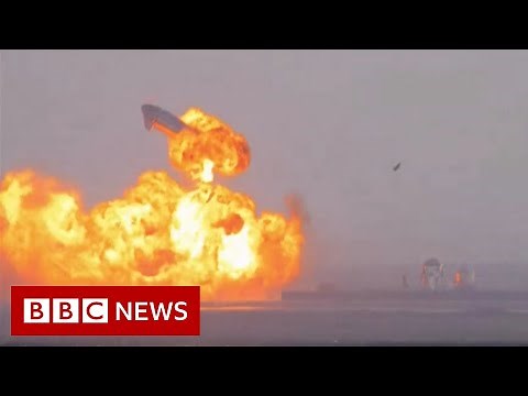SpaceX's Starship rocket explodes - BBC News