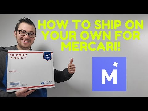 How To Ship On Your Own For Mercari! Full Walkthrough!