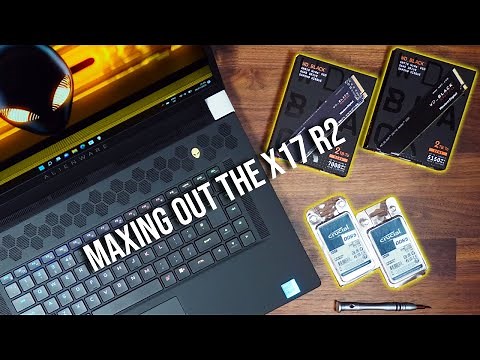 Alienware X17 R2 Upgrading SSD and RAM