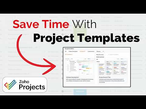 How to Use Zoho Projects Templates Tutorial