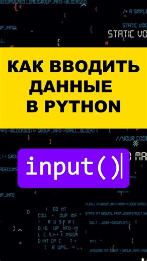 Python input() in 60 seconds | Python from scratch