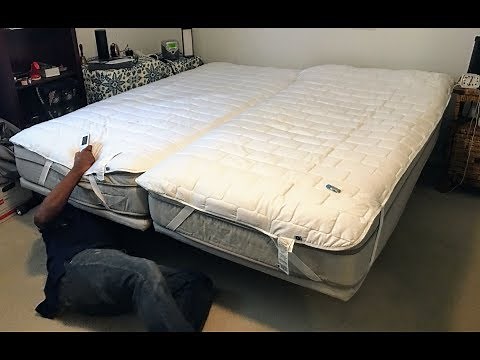 Slideshow of my Sleep Number P5 split king with FlexFit 2 Base, Factory Install