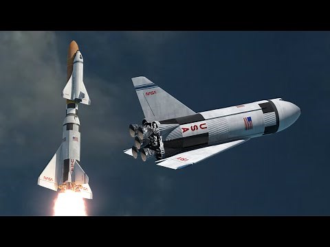 Saturn Shuttle with Flyback Booster