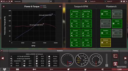 Engine Building Simulator for the Video Game Generation