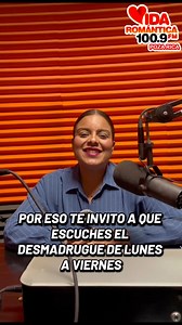 Despierta con toda la actitud y la mejor energía.🌞✨Gaby Palacios te acompaña cada mañana en El Desmadre, por Vida Romántica 100.9 FM. 📻🎙️ #vidaromántica #Radio #Sintoniza | Vida Romántica Poza Rica 100.9