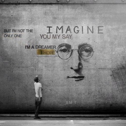Imagine || John Lennon (lyrics)