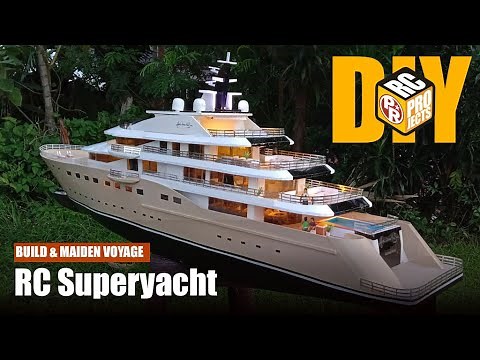 Making Big RC Yacht Boat with Foam