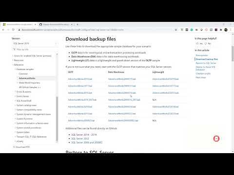 Download and Restore AdventureWorks Database in SQL 2019 | SQL Tutorial | Learn SQL | Day 2