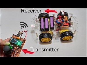 DIY | How to make Joystick and Buttons controlled Remote car using Arduino | nRF24L01