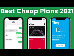 Best Affordable Cell Phone Plans 2021 - From $2 to $25