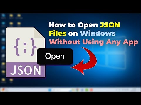 How to Open JSON Files on Windows 11/10 | No App Required