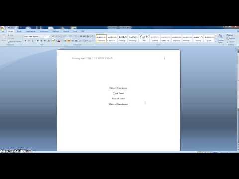 How to Format Your Essay in APA Style