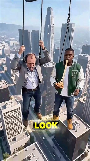 Franklin's INFINITE Pizza: 99% Fail This GTA 5 Heist 🚁#gta #gta5 #gta6 #gtaonline #franklin #gtav