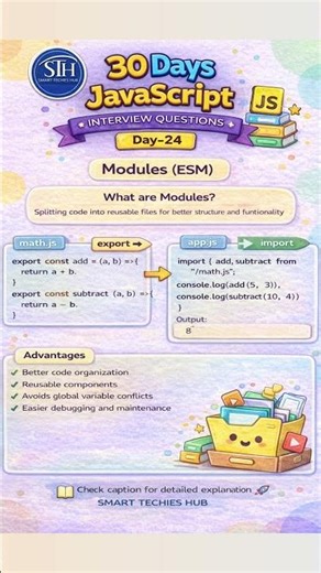 JavaScript Modules - Day - 24