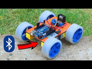 How To Make RC Bluetooth Car - Smartphone Control Car