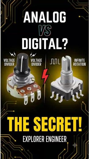 Stop Confusing These! Potentiometer vs Encoder 🔌