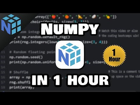 Learn NumPy in 1 hour! 🔢