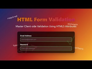HTML Form Validation: The Ultimate Guide for Beginners