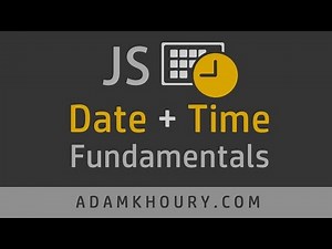 JavaScript Date Time Object Tutorial