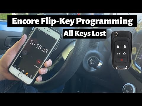 How To Program A Buick Encore Flip Key Remote Fob 2014 - 2018 DIY All Keys Lost Tutorial