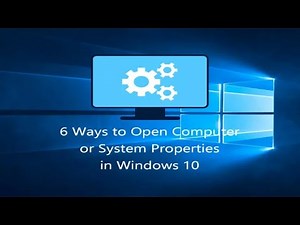 6 Feasible Ways to Open System Properties in Windows 10