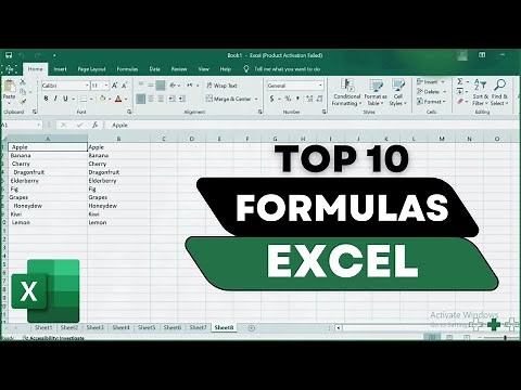 Mastering Excel: Top 10 Formulas Every Beginner Should Know
