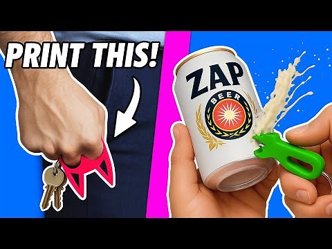 50 Functional 3D Printed Keychains for Everyday Carry