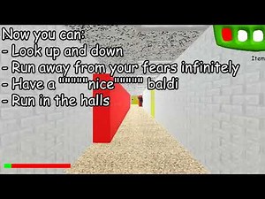 【Baldi's BASICS】多機能mod紹介！無敵化から壁抜けまで何でもアリ！