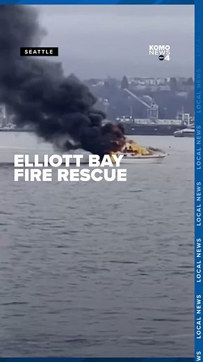 Thousands of people watched a massive boat fire from Seattle’s downtown waterfront, Alki Beach, and a passing Washington state ferry sailing from Bainbridge Island Sunday afternoon. An announcement on the ferry informed passengers the crew would be assisting with the fire, but in the end, Washington State Ferries crews were not needed because Good Samaritans were right there rescuing the boater in a matter of minutes. KOMO News spoke exclusively with those Good Samaritans about what happened and