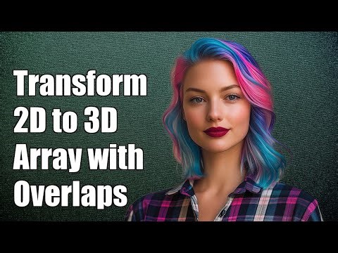 Transform 2D array to a 3D array with overlapping strides