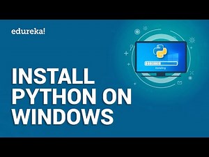 5 Simple Steps To Install Python On Windows | Install Python 3.7 | Python Training | Edureka