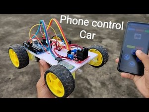 Amazing Best science project How to Build Phone controlled RC Car with Arduino