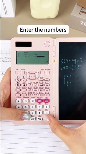 How to solve the system of linear equations with NY-991ex #newyes #calculator