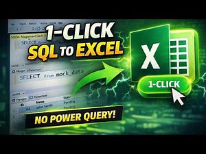 Live SQL Data in Excel | VBA Without Power Query