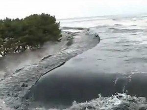 Stabilized footage of Japanese Tsunami