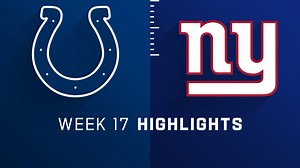 Colts vs. Giants highlights | Week 17